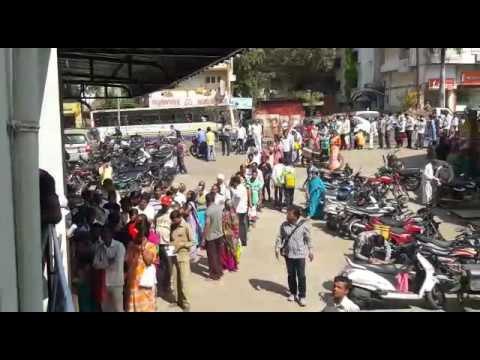 Huge Crowd Gathered Outside ATMs