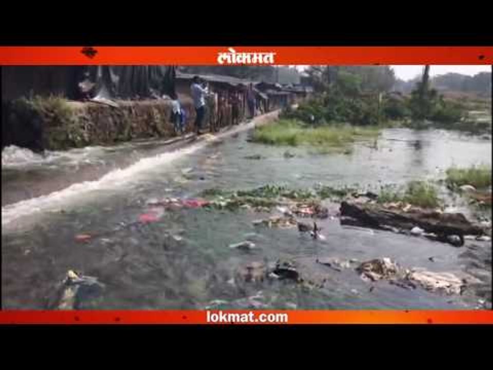 पाईपलाईन फुटल्याने लाखो लिटर पाण्याची नासाडी