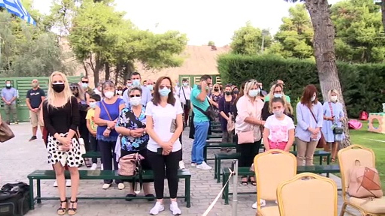 Στον αγιασμό για το νέο σχολικό έτος στον παιδι...