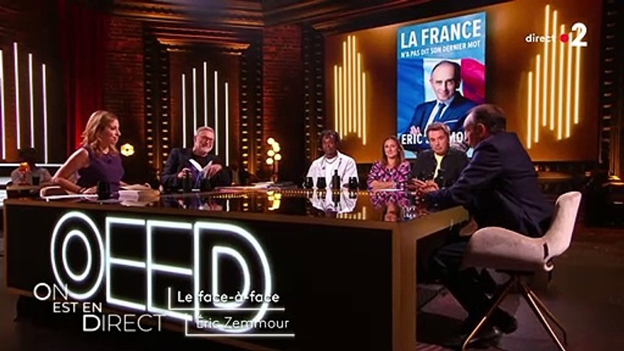 Laurent Ruquier et Eric Zemmour dans "On est en direct" sur F2