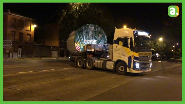 Des convois exceptionnels dans le vent à Tournai