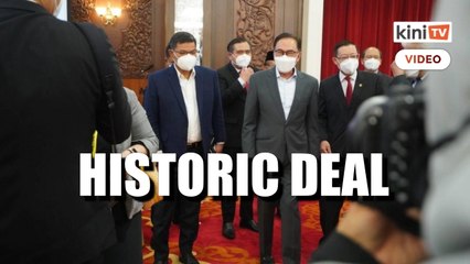 Harapan, govt sign 'historic' reform deal