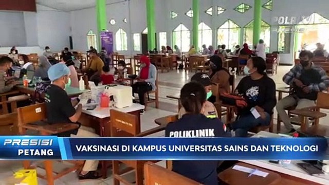 Jelang PON ke-20 Papua, Polresta Jayapura Kota Gelar Vaksinasi di Aula Kampus Universitas Sains dan Teknologi Jayapura