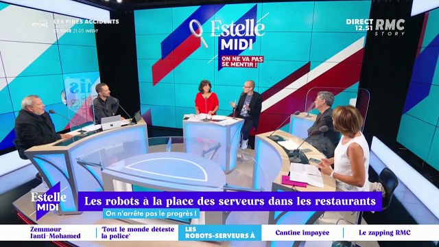 C’est quoi le progrès ? : Les robots à la place des serveurs dans les restaurants - 13/09