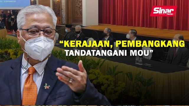 Kerajaan, pembangkang tandatangani MoU