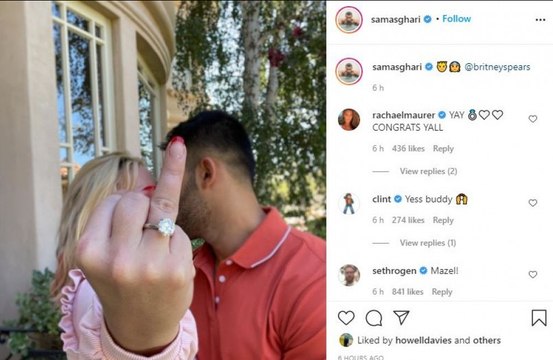 Britney Spears se ha comprometido con Sam Asghari