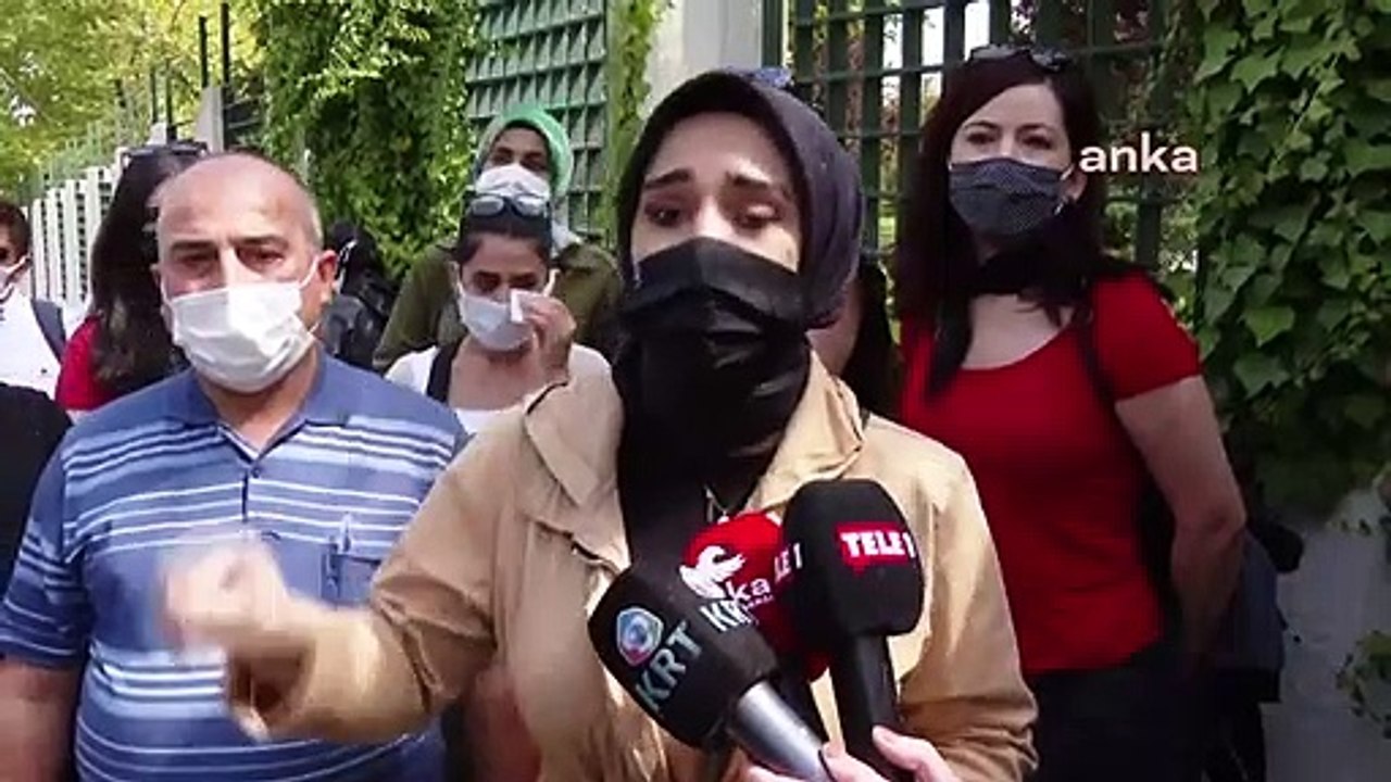 Atama bekleyen öğretmenler TRT'ye gelen Milli Eğitim Bakanı'yla görüşmek istedi ancak izin çıkmadı