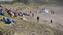 Maravilloso concierto de música clásica en un volcán en Rusia
