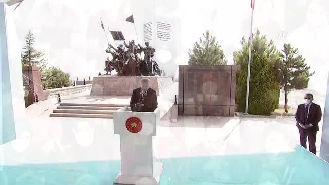 Cumhurbaşkanı Erdoğan: Cumhuriyetimizin 100. yılında Türkiye'yi muasır medeniyet seviyesinin üzerine çıkarma mücadelemizin başarıya ulaşması için...