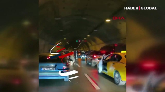 Asker eğlencesinde tepki çeken görüntüler! Kağıthane tünelini kapattılar