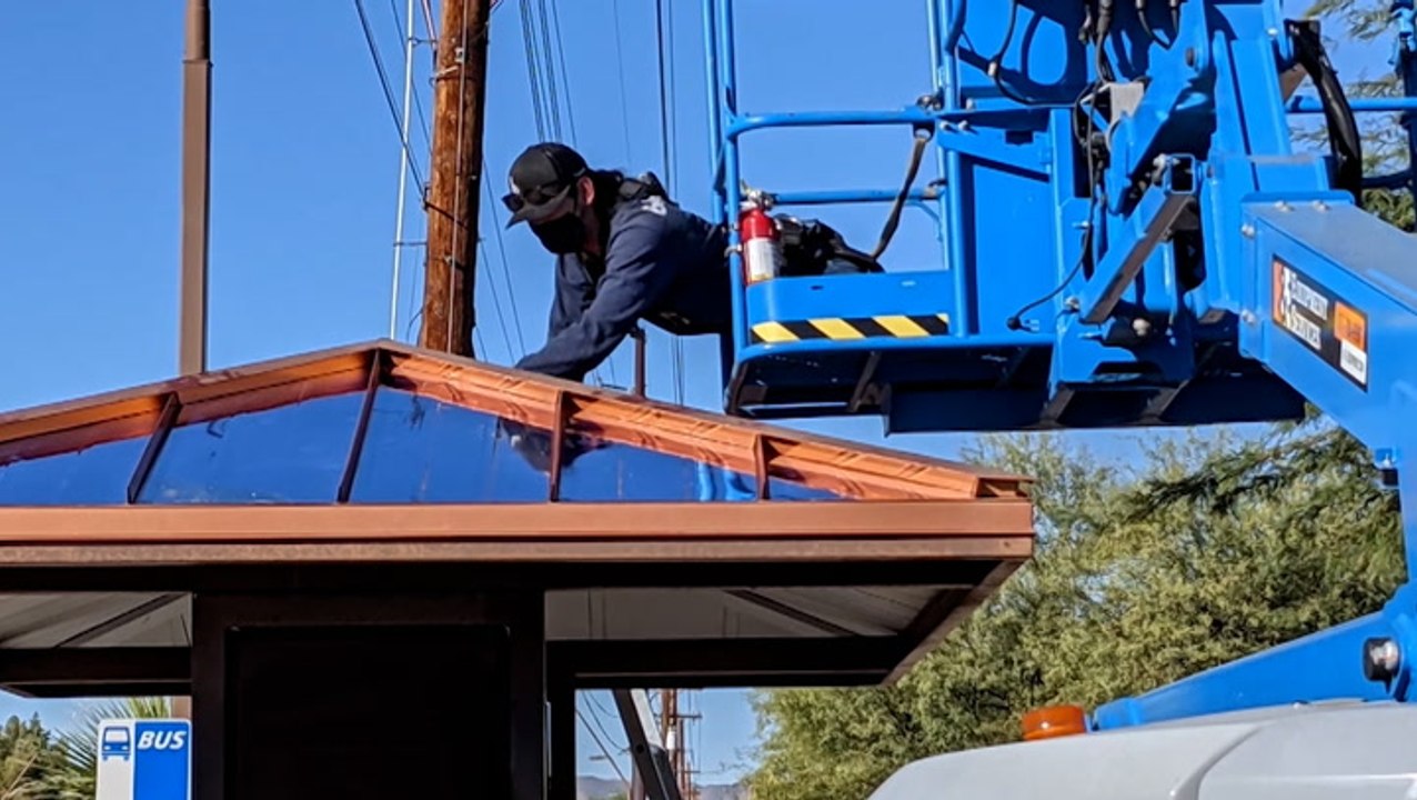 Preventing urban heat islands in Arizona – one bus stop at a time