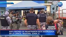 Fuertes explosiones se registran en la Penitenciaría de Guayaquil