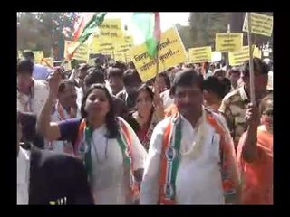 नोटबंदी विरोधात वर्ध्यात काँग्रेस रस्त्यावर