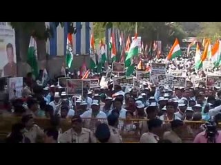 भंडारा जिल्हाधिकारी कार्यालयावर काँग्रेसचा महामोर्चा