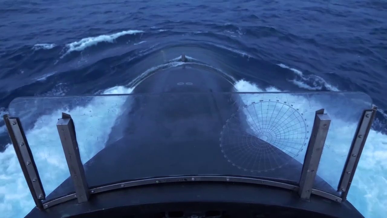 On Patrol in a US Navy Ballistic Missile Submarine in the Atlantic Ocean