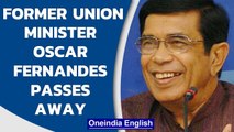 Veteran Congress leader Oscar Fernandes passes away, PM Modi convey condolences | Oneindia News