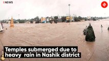 Temples submerged due to heavy rain in Nashik district