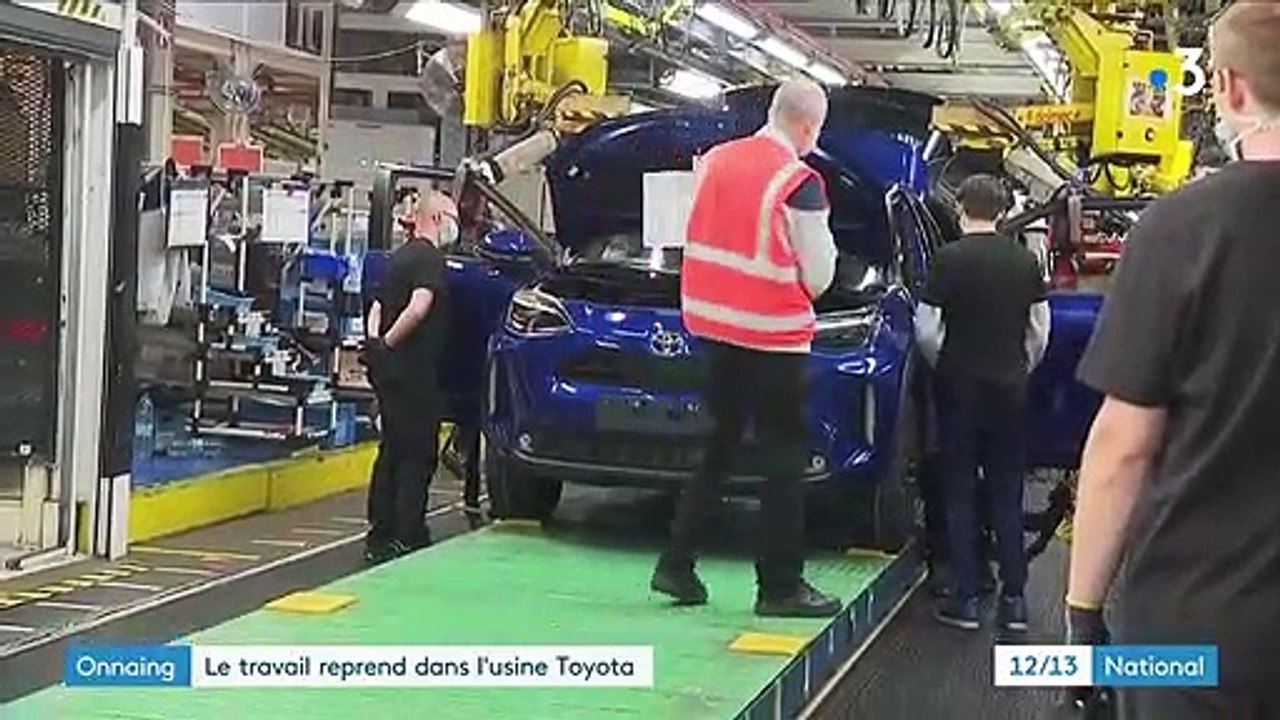 Toyota : l’usine d’Onnaing dans le Nord reprend du service mais au ralenti