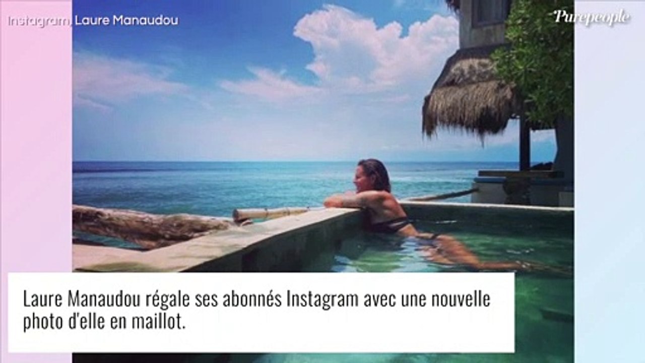 Laure Manaudou sans haut de maillot de bain : elle dévoile un long tatouage dans le dos
