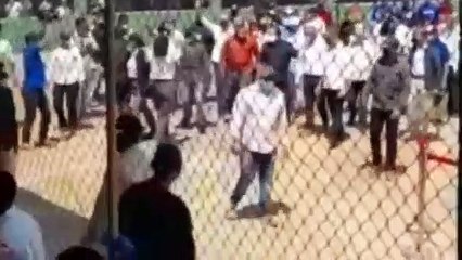 Hombres gritan “el suegro” a presidente Abinader en Montecristi