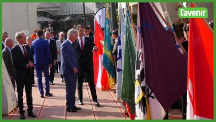 Le roi à la rentrée académique de l'UCL