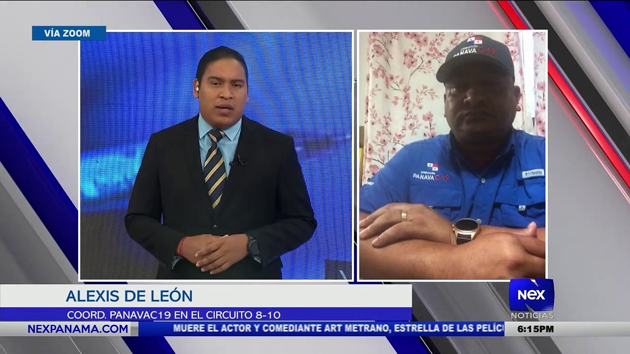 Entrevista a Alexis De León, coordinador de  Panavac19 en el circuito 8 10 - Nex Noticias