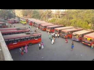 भिवंडीतील एसटीचालक मृत्यू प्रकरणी ठाण्यात आंदोलन