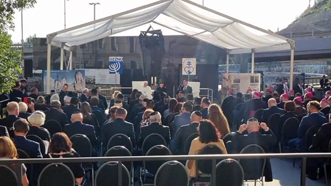 ZÁZNAM: Pápež na stretnutí s predstaviteľmi židovskej komunity
