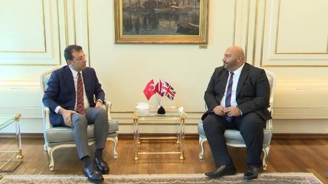 BİRLEŞİK KRALLIK YENİ İSTANBUL BAŞKONSOLOSU POLEO, İMAMOĞLU'NU ZİYARET ETTİ