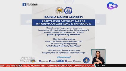 Registration para mabakunahan kontra-COVID ang mga edad 12-17, sinimulan na ng ilang LGU sa NCR | SONA