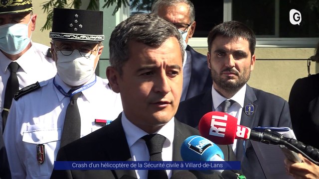 Reportage - Crash d'un hélicoptère de la Sécurité civile à Villard-de-Lans