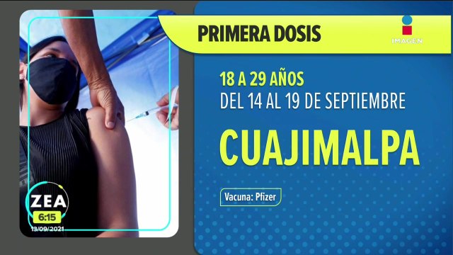 Aplicarán vacuna antiCovid a jóvenes de 18 a 29 años en Cuajimalpa