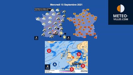 previsions météo du lundi 13 septembre 2021