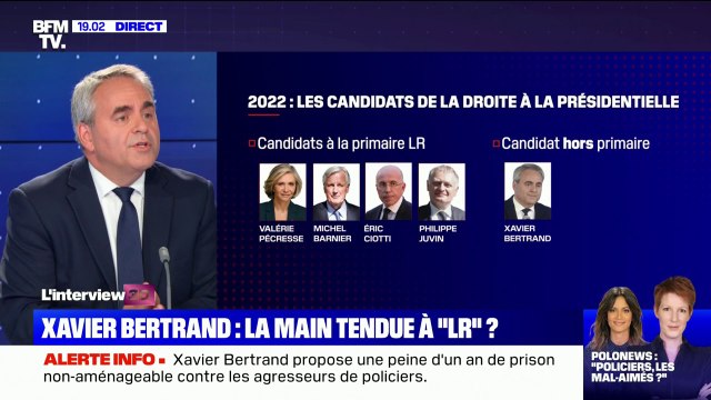 Xavier Bertrand: Je souhaite travailler avec Les Républicains, mais aussi avec d'autres partis
