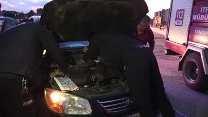 Download Video: Aracın motor bölümüne giren yavru kediyi itfaiye ekipleri sahiplendi