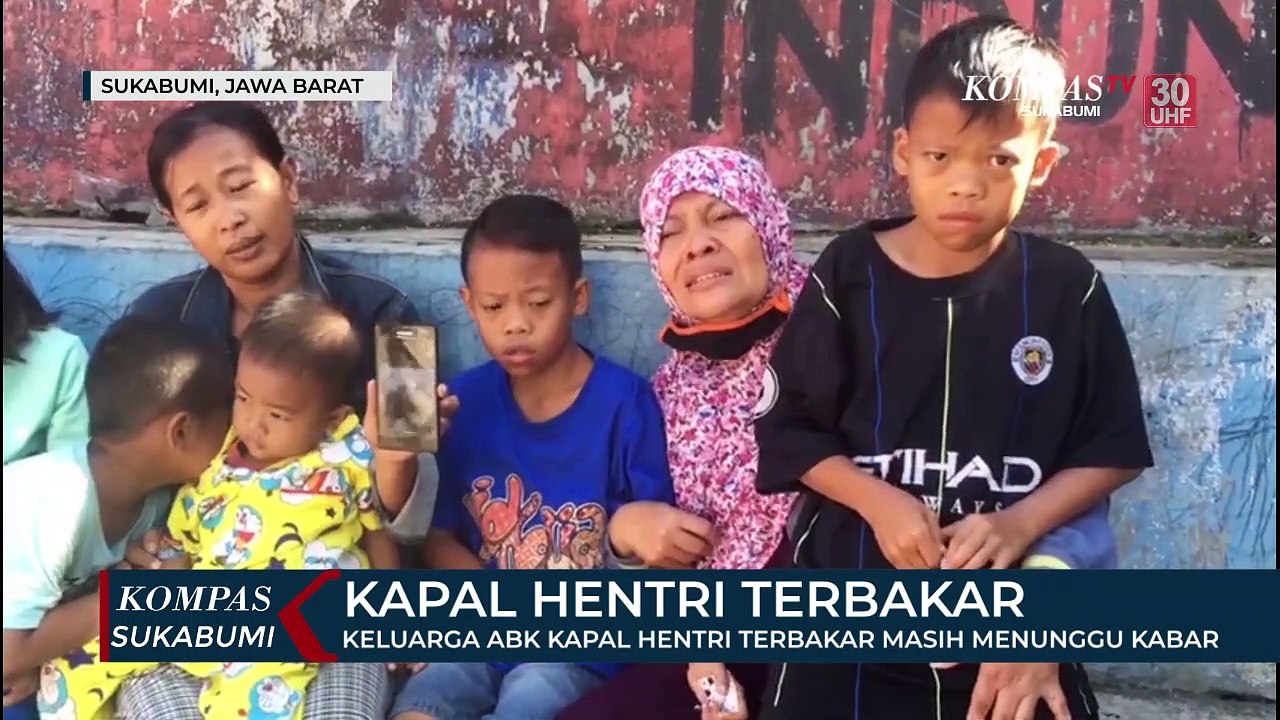Keluarga ABK Kapal Hentri Terbakar Masih Menunggu Kabar
