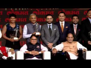 Lokmat Maharashtrian of the Year 2017 - Winners on stage