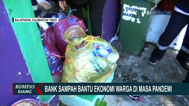 Bank Sampah Bantu Perekonomian Warga di Tengah Pandemi