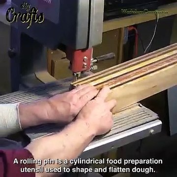 diy scrap wood rolling pin mine craft Recycle Waste Material #Crafts #Anaysa #DIYQueen