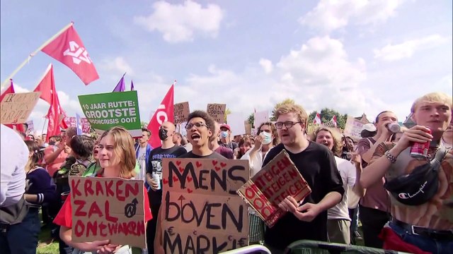 Амстердам: протесты против роста цен на жильё