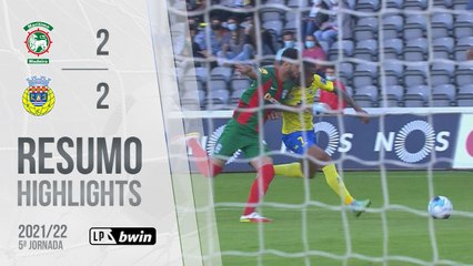 Highlights: Marítimo 2-2 FC Arouca (Liga 21/22 #5)