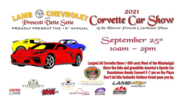15th Annual Prescott Vette Sette All-Corvette Show