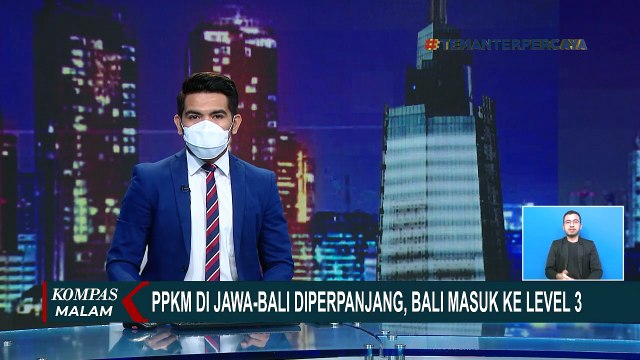 PPKM Diperpanjang Sampai 20 September 2021, Bali Turun ke PPKM Level 3