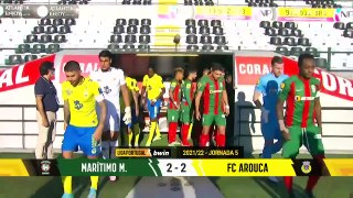 Marítimo 2-2 FC Arouca LIGA Portugal Raound 5 13-09-2021