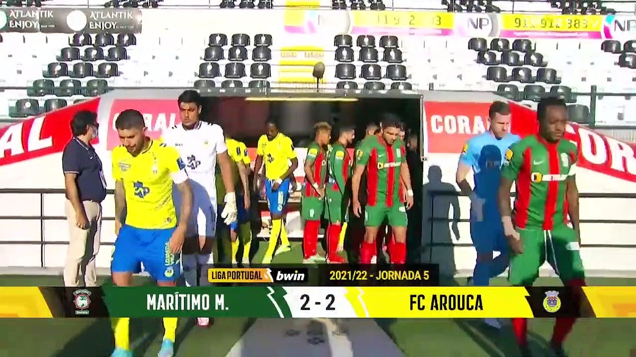 Marítimo 2-2 FC Arouca LIGA Portugal Raound 5 1...