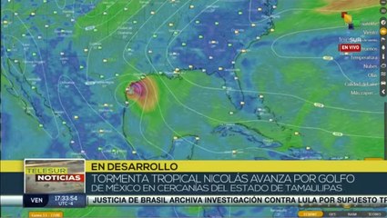 Download Video: teleSUR Noticias 17:30 13-09: Tormenta tropical Nicholas deja fuertes inundaciones en México