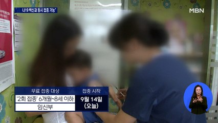 오늘부터 독감 예방접종…"코로나19 동시 접종은 다른 팔에"