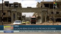 Siria: Provincia de Daraa vuelve a la calma tras acuerdo de reconciliación promovido por Rusia