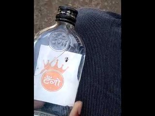 सीलबंद देशी दारूच्या बाटलीत आढळला मुंगळा