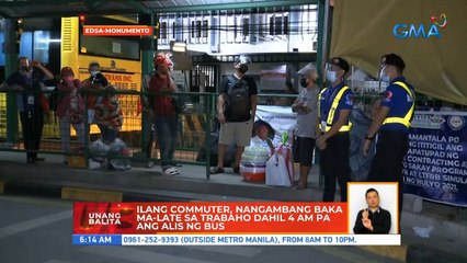 Mga commuter na sasakay sa EDSA carousel, dagsa na madaling araw pa lang | UB